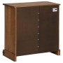 Aparador HALDEN con puerta corredera 80x40x80 cm madera maciza de , Aparadores - Ref: Foro24-4018417, Precio: 216,63 €, Descu...