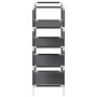 Zapatero 4 niveles negro 44x28x77 cm tejido no tejido de , Zapateros y organizadores de calzado - Ref: Foro24-4100617, Precio...