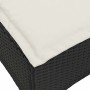 Sofá de jardín reclinable con cojines en forma de L ratán negro de , Sofás de exterior - Ref: Foro24-4108238, Precio: 343,72 ...
