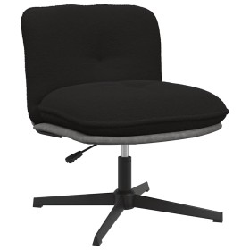 Silla de oficina giratoria tejido imitación lana rizada negro de , Sillas - Ref: Foro24-4105387, Precio: 118,71 €, Descuento: %