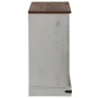 Aparador HALDEN con puerta corredera blanco 80x40x80 cm de , Aparadores - Ref: Foro24-4018422, Precio: 218,02 €, Descuento: %