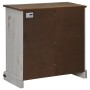 Aparador HALDEN con puerta corredera blanco 80x40x80 cm de , Aparadores - Ref: Foro24-4018422, Precio: 218,02 €, Descuento: %