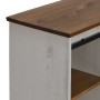 Aparador HALDEN con puerta corredera blanco 80x40x80 cm de , Aparadores - Ref: Foro24-4018422, Precio: 218,02 €, Descuento: %
