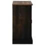 Aparador HALDEN con puerta corredera negro 80x40x80 cm de , Aparadores - Ref: Foro24-4018420, Precio: 202,32 €, Descuento: %