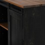 Aparador HALDEN con puerta corredera negro 80x40x80 cm de , Aparadores - Ref: Foro24-4018420, Precio: 202,32 €, Descuento: %