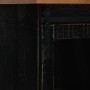Vinoteca HALDEN con botelleros y puerta corredera negro pino de , Armarios para vino y licores - Ref: Foro24-4018436, Precio:...