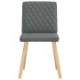 Sillas de comedor 2 unidades tela gris oscuro de , Sillas de comedor - Ref: Foro24-4101122, Precio: 105,19 €, Descuento: %