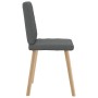 Sillas de comedor 2 unidades tela gris oscuro de , Sillas de comedor - Ref: Foro24-4101122, Precio: 105,19 €, Descuento: %