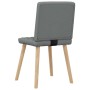 Sillas de comedor 2 unidades tela gris oscuro de , Sillas de comedor - Ref: Foro24-4101122, Precio: 105,19 €, Descuento: %