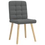 Sillas de comedor 2 unidades tela gris oscuro de , Sillas de comedor - Ref: Foro24-4101092, Precio: 105,52 €, Descuento: %