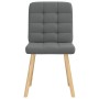 Sillas de comedor 2 unidades tela gris oscuro de , Sillas de comedor - Ref: Foro24-4101092, Precio: 105,52 €, Descuento: %