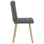 Sillas de comedor 2 unidades tela gris oscuro de , Sillas de comedor - Ref: Foro24-4101092, Precio: 105,52 €, Descuento: %