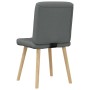 Sillas de comedor 2 unidades tela gris oscuro de , Sillas de comedor - Ref: Foro24-4101092, Precio: 105,52 €, Descuento: %
