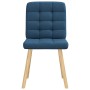 Sillas de comedor 2 unidades tela azul de , Sillas de comedor - Ref: Foro24-4101099, Precio: 106,42 €, Descuento: %