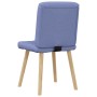 Sillas de comedor 2 uds tela azul jeans de , Sillas de comedor - Ref: Foro24-4101101, Precio: 105,11 €, Descuento: %