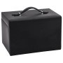 Joyero de 3 niveles con espejo y cerradura negro 26x18x17,5 cm de , Soportes para joyería - Ref: Foro24-4103559, Precio: 45,8...