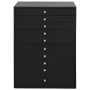 Joyero de 10 niveles con compartimentos para relojes negro de , Soportes para joyería - Ref: Foro24-4103567, Precio: 121,23 €...
