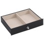 Joyero de 6 niveles con espejo y cerradura negro de , Soportes para joyería - Ref: Foro24-4103565, Precio: 63,95 €, Descuento: %