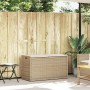 Banco de almacenaje con cojín beige 100 cm ratán sintético de , Bancos de jardín - Ref: Foro24-4104064, Precio: 135,59 €, Des...