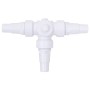Válvula de bola de 3 vías para piscina blanca y negra de vidaXL, Accesorios para piscinas y spa - Ref: Foro24-313995, Precio:...