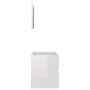 Set muebles de baño 2 piezas madera contrachapada blanco brillo de vidaXL, Muebles de baño - Ref: Foro24-804878, Precio: 60,8...