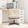 Silla de oficina giratoria tela color crema de , Sillas - Ref: Foro24-4105391, Precio: 115,24 €, Descuento: %
