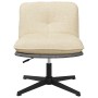 Silla de oficina giratoria tela color crema de , Sillas - Ref: Foro24-4105391, Precio: 115,24 €, Descuento: %