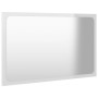 Set muebles de baño 2 piezas madera contrachapada blanco brillo de vidaXL, Muebles de baño - Ref: Foro24-804878, Precio: 60,8...