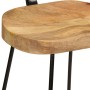 Taburetes de barra 2 uds 49x43x103 cm madera maciza de mango de , Taburetes de cocina - Ref: Foro24-4013521, Precio: 146,63 €...