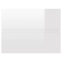Set muebles de baño 2 piezas madera contrachapada blanco brillo de vidaXL, Muebles de baño - Ref: Foro24-804878, Precio: 60,8...