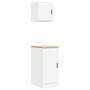 Armarios 2 uds para garaje madera de ingeniería blanco de , Armarios industriales - Ref: Foro24-3328296, Precio: 87,97 €, Des...