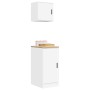 Armarios 2 uds para garaje madera de ingeniería blanco de , Armarios industriales - Ref: Foro24-3328296, Precio: 87,97 €, Des...