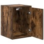 Armario de pared para garaje madera de ingeniería roble ahumado de , Armarios industriales - Ref: Foro24-860615, Precio: 29,0...