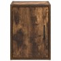 Armario de pared para garaje madera de ingeniería roble ahumado de , Armarios industriales - Ref: Foro24-860615, Precio: 29,0...