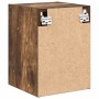 Armario de pared para garaje madera de ingeniería roble ahumado de , Armarios industriales - Ref: Foro24-860615, Precio: 29,0...