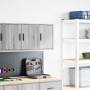 Armario de pared para garaje madera de ingeniería gris sonoma de , Armarios industriales - Ref: Foro24-860617, Precio: 29,74 ...