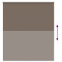 Estor Enrollable Opaco Color Café 120x130 cm Tela Ancho 116,6cm de , Persianas y estores - Ref: Foro24-4010976, Precio: 28,07...