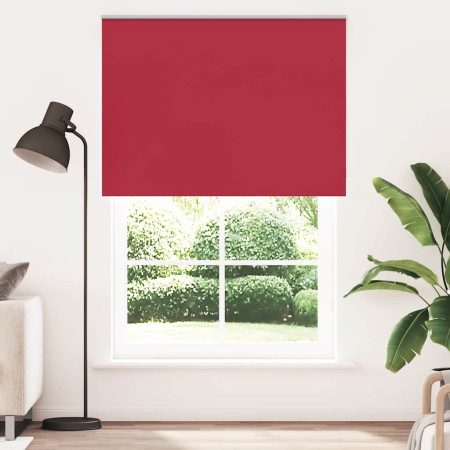 Estor Enrollable Opaco Rojo 150x210 cm Tela Ancho 146,6 cm de , Persianas y estores - Ref: Foro24-4011840, Precio: 29,68 €, D...