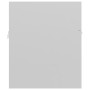 Set muebles de baño 2 piezas madera contrachapada blanco brillo de vidaXL, Muebles de baño - Ref: Foro24-804806, Precio: 89,4...