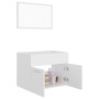 Conjunto de muebles de baño 2 piezas contrachapada blanco de vidaXL, Muebles de baño - Ref: Foro24-804782, Precio: 66,74 €, D...