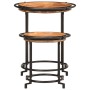 Juego de mesas auxiliar 2 piezas madera maciza de acacia de , Mesas auxiliares - Ref: Foro24-4013514, Precio: 94,57 €, Descue...