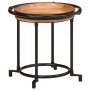 Juego de mesas auxiliar 2 piezas madera maciza de acacia de , Mesas auxiliares - Ref: Foro24-4013514, Precio: 94,57 €, Descue...