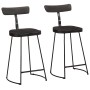 Taburetes de barra 2 uds negro 49x43x88 cm madera maciza mango de , Taburetes de cocina - Ref: Foro24-4013516, Precio: 141,67...