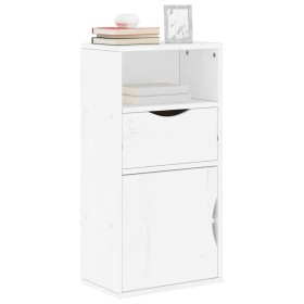 Mueble auxiliar con cajón ODDA blanco 40x24x79 cm madera pino de , Aparadores - Ref: Foro24-4103600, Precio: 63,00 €, Descuen...