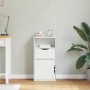 Mueble auxiliar con cajón ODDA blanco 40x24x79 cm madera pino de , Aparadores - Ref: Foro24-4103600, Precio: 63,00 €, Descuen...