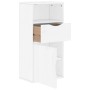 Mueble auxiliar con cajón ODDA blanco 40x24x79 cm madera pino de , Aparadores - Ref: Foro24-4103600, Precio: 63,00 €, Descuen...