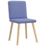 Sillas de comedor 2 uds tela azul jeans de , Sillas de comedor - Ref: Foro24-4101207, Precio: 101,95 €, Descuento: %
