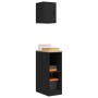 Armarios 2 uds para garaje madera de ingeniería negro de , Armarios industriales - Ref: Foro24-3328261, Precio: 71,69 €, Desc...