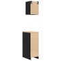 Armarios 2 uds para garaje madera de ingeniería negro de , Armarios industriales - Ref: Foro24-3328261, Precio: 71,69 €, Desc...