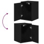 Armarios 2 uds para garaje madera de ingeniería negro de , Armarios industriales - Ref: Foro24-3328261, Precio: 71,69 €, Desc...